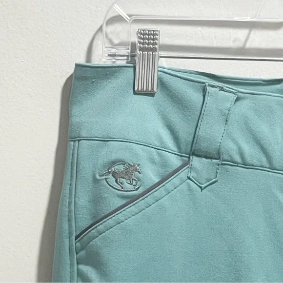 SMARTPAK Women’s Sea Foam Green Equine Breeches Dressage Esquestrian Size 30R - Picture 4 of 9